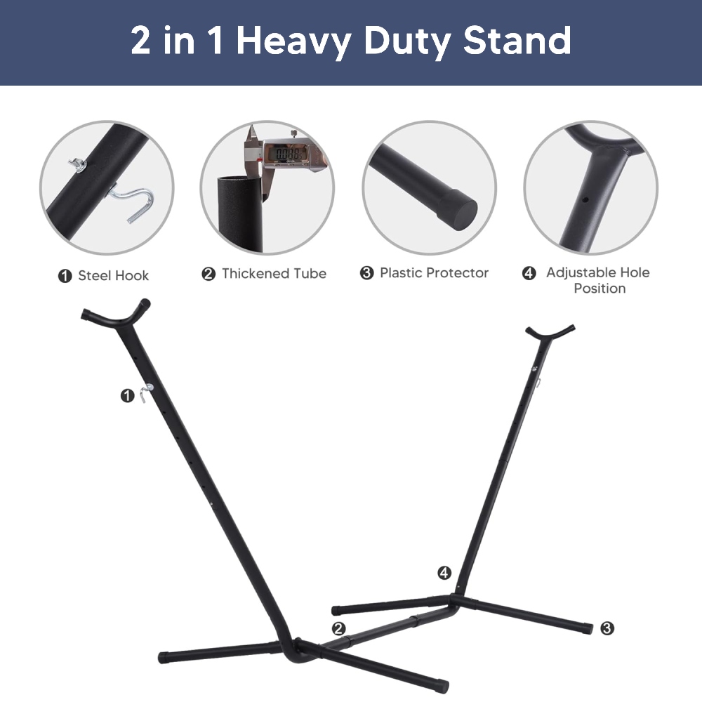 Portable Hammock and Stand (Beige)