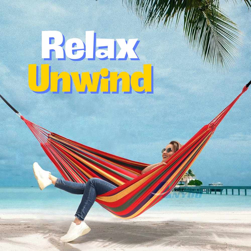 Sleeping Hammock (Blue Stripes): image 7