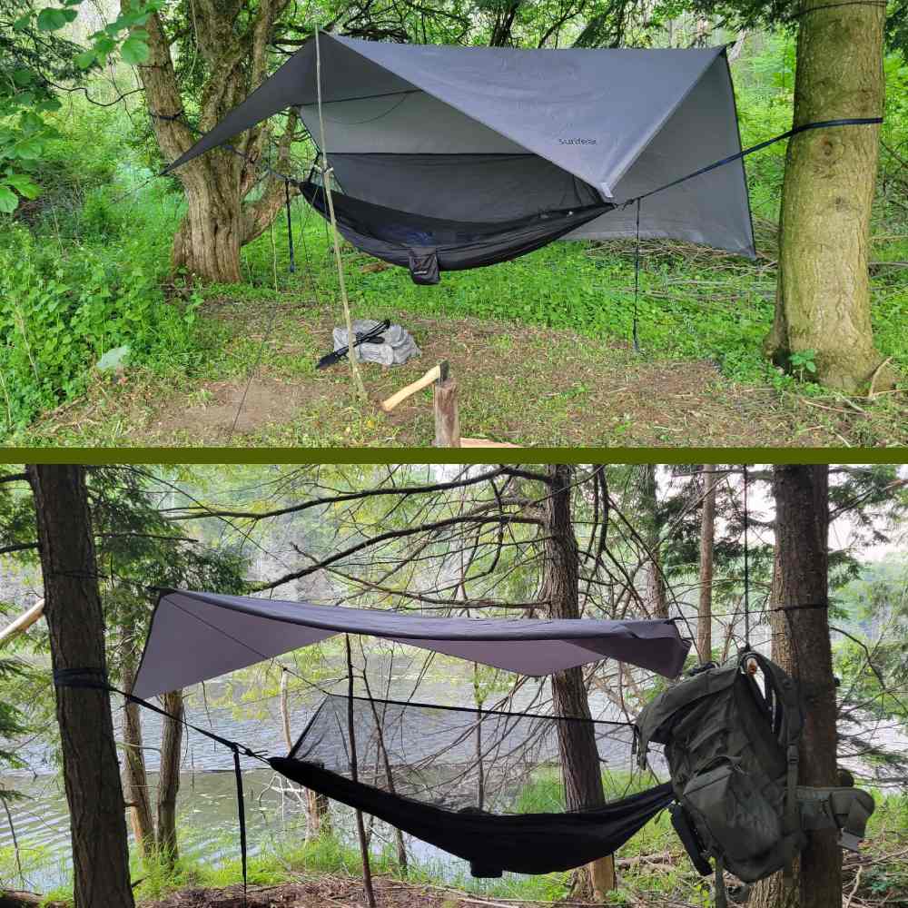 Hammock with Insect Net (Black): image 2